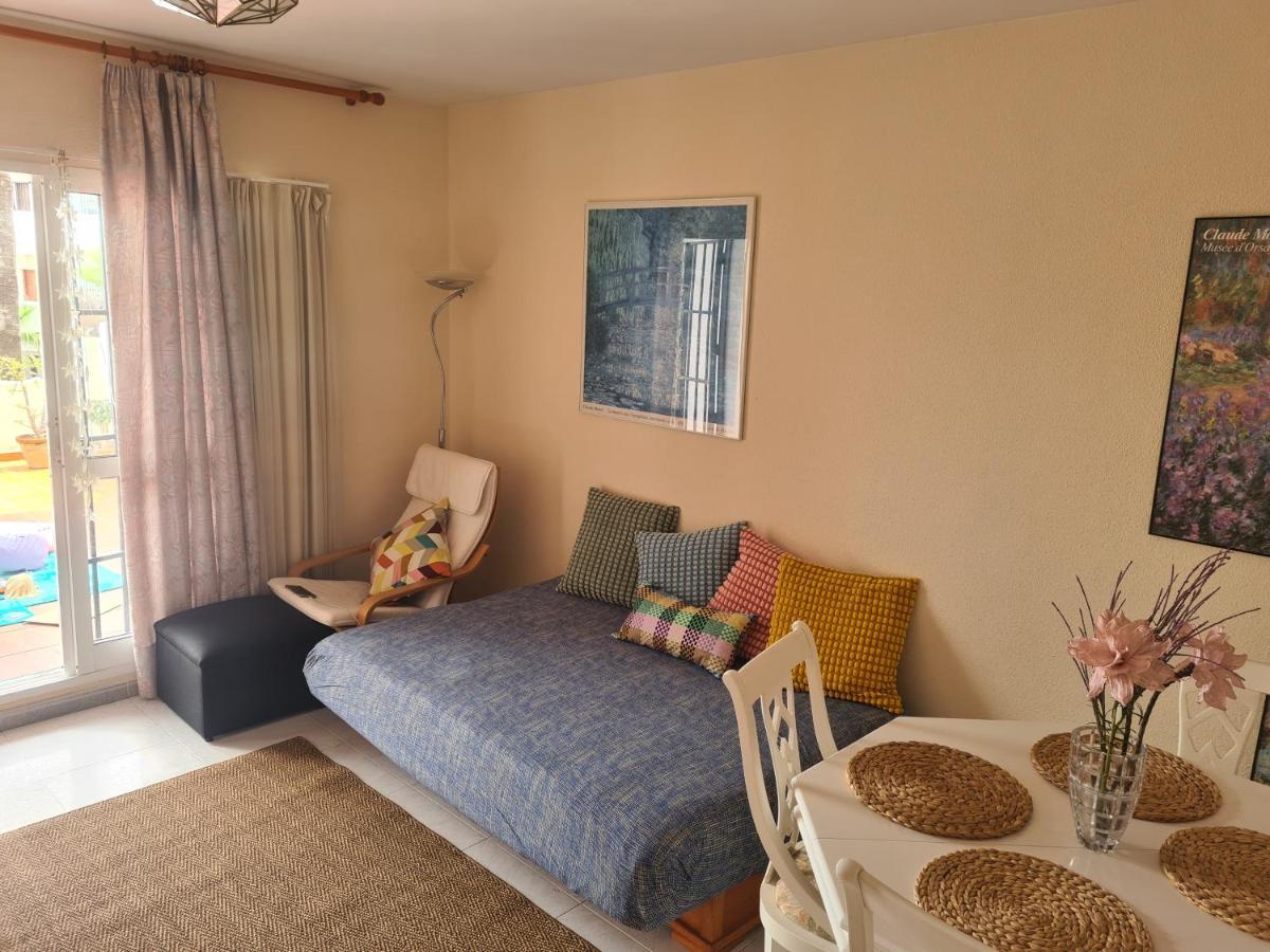 Apartamento En Mijas Con Terraza, Capacidad Para 5 Personas Con Piscina De Temporada Malaga Zewnętrze zdjęcie